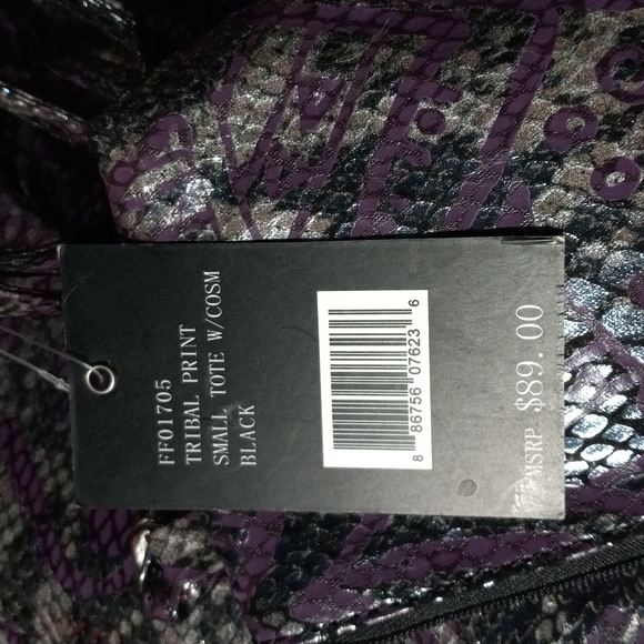 NWT Carlos Falchi Tribal Print Purse Set - Picture 6 of 6